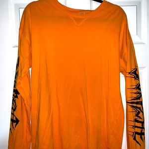 Aritza brand Tna Orange long-sleeve shift Size M